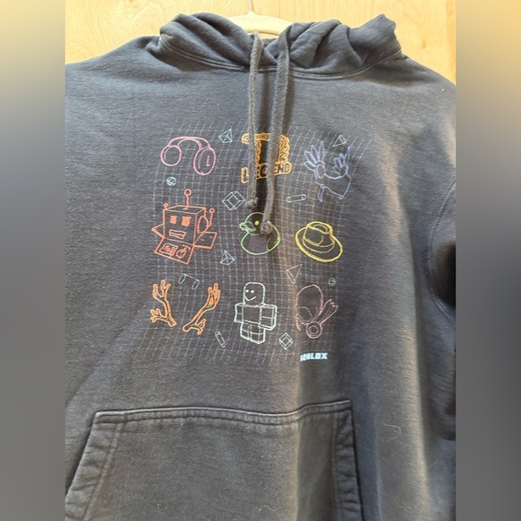 Port Company Roblox Gamer Black Hoodie for Men - Picture 2 of 9